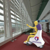 空港用自動運転車椅子イメージ Self-driving wheelchair image for airport