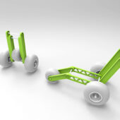 ビーチ用車いす フレームイメージ